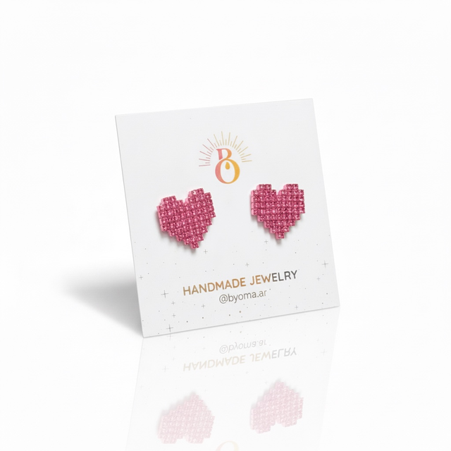 Pixel Heart Pink